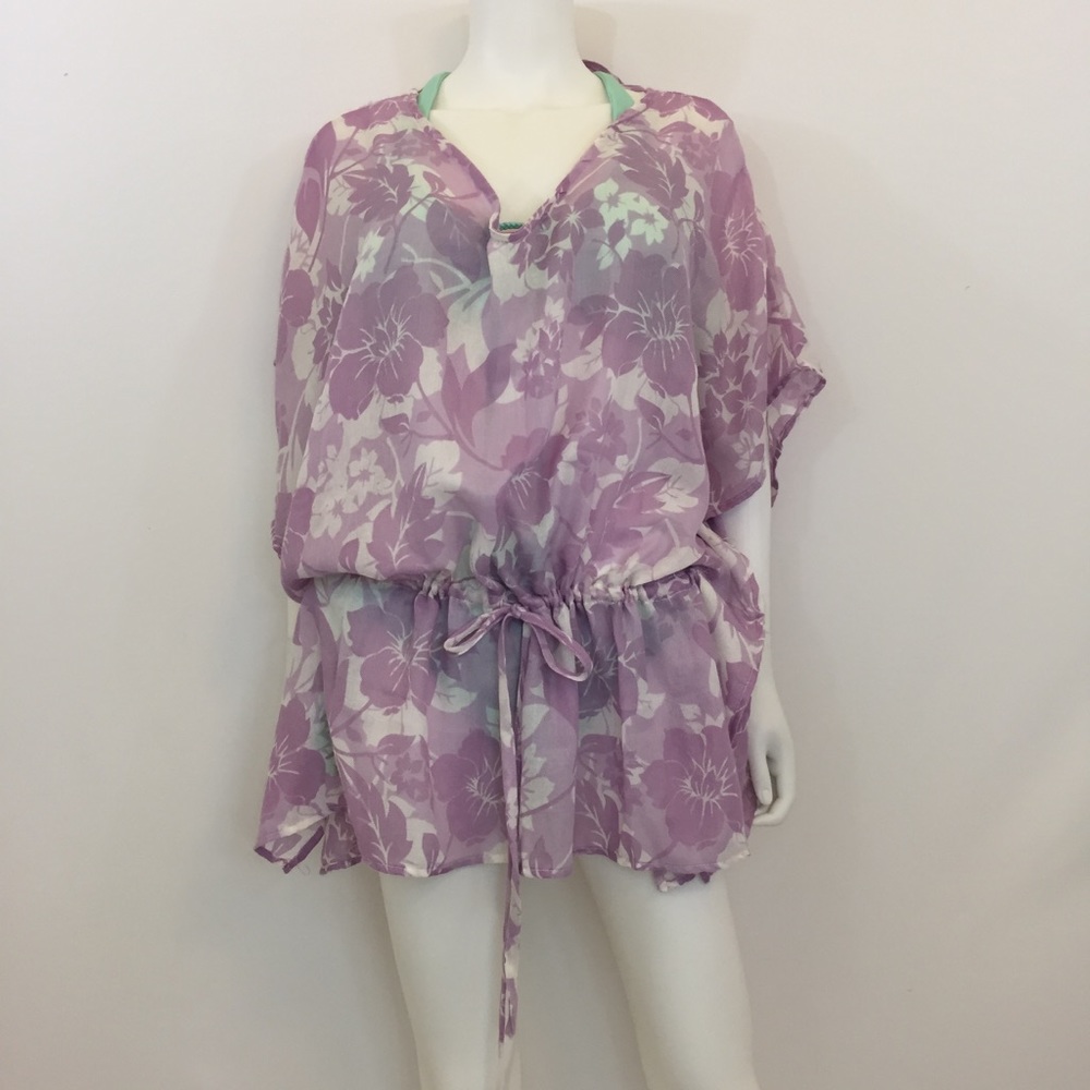Floral Caftan Cover Up